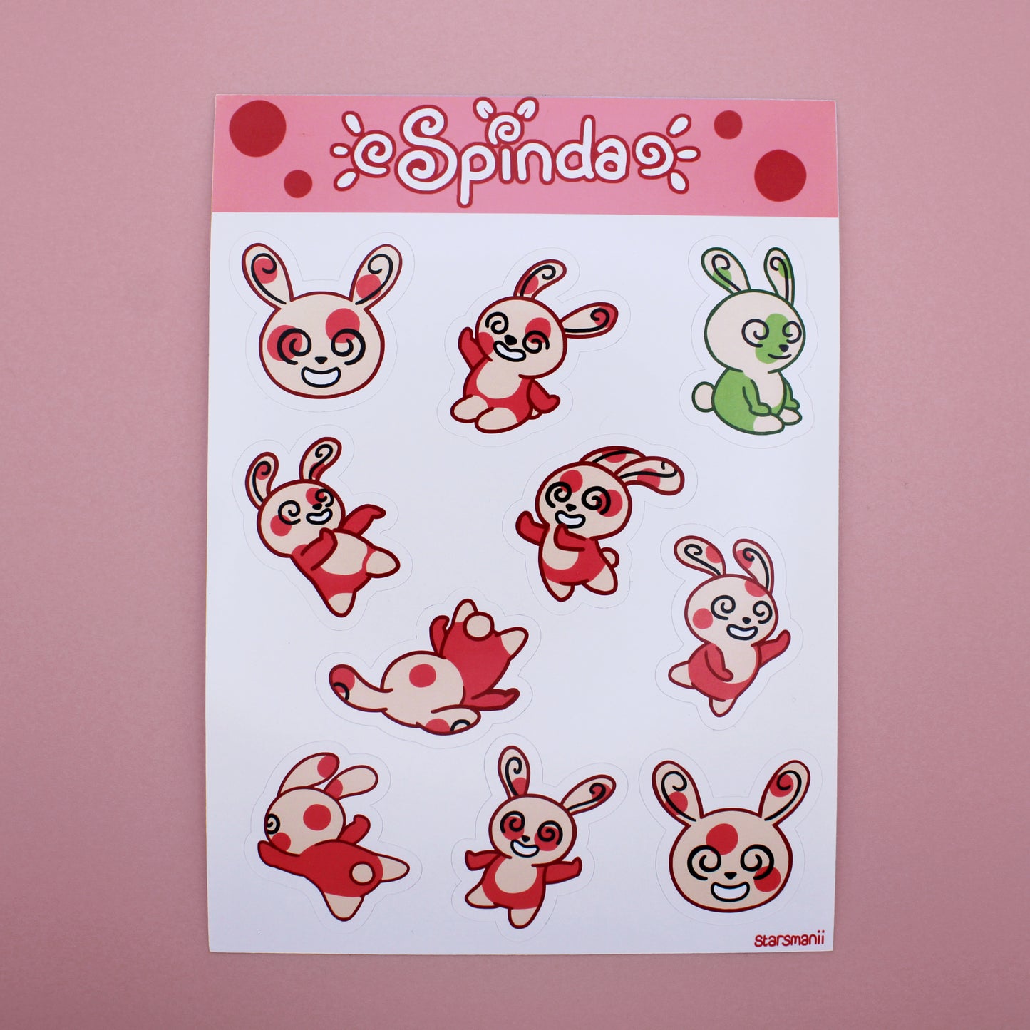 Spinda Sticker Sheet