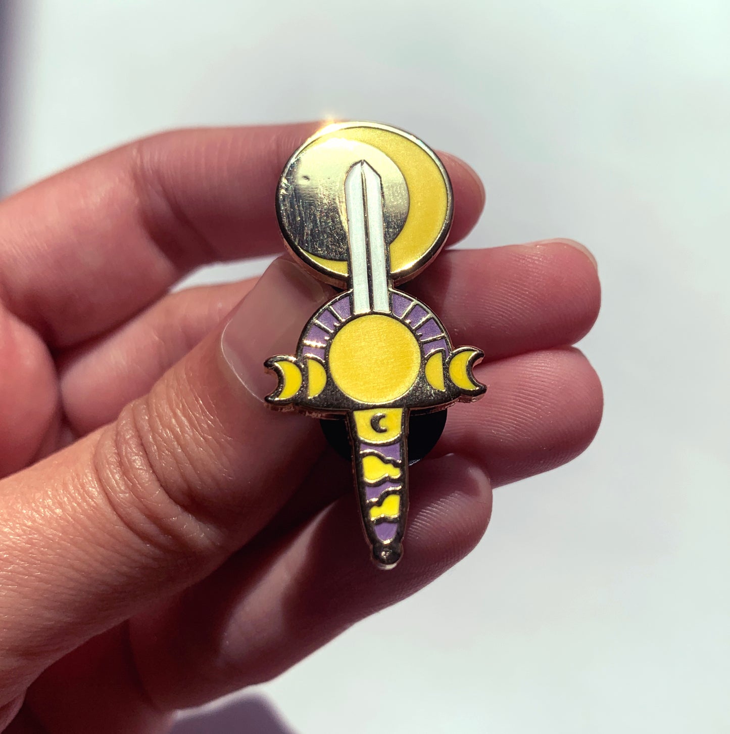 SECONDS Celestial Knives Hard Enamel Pins