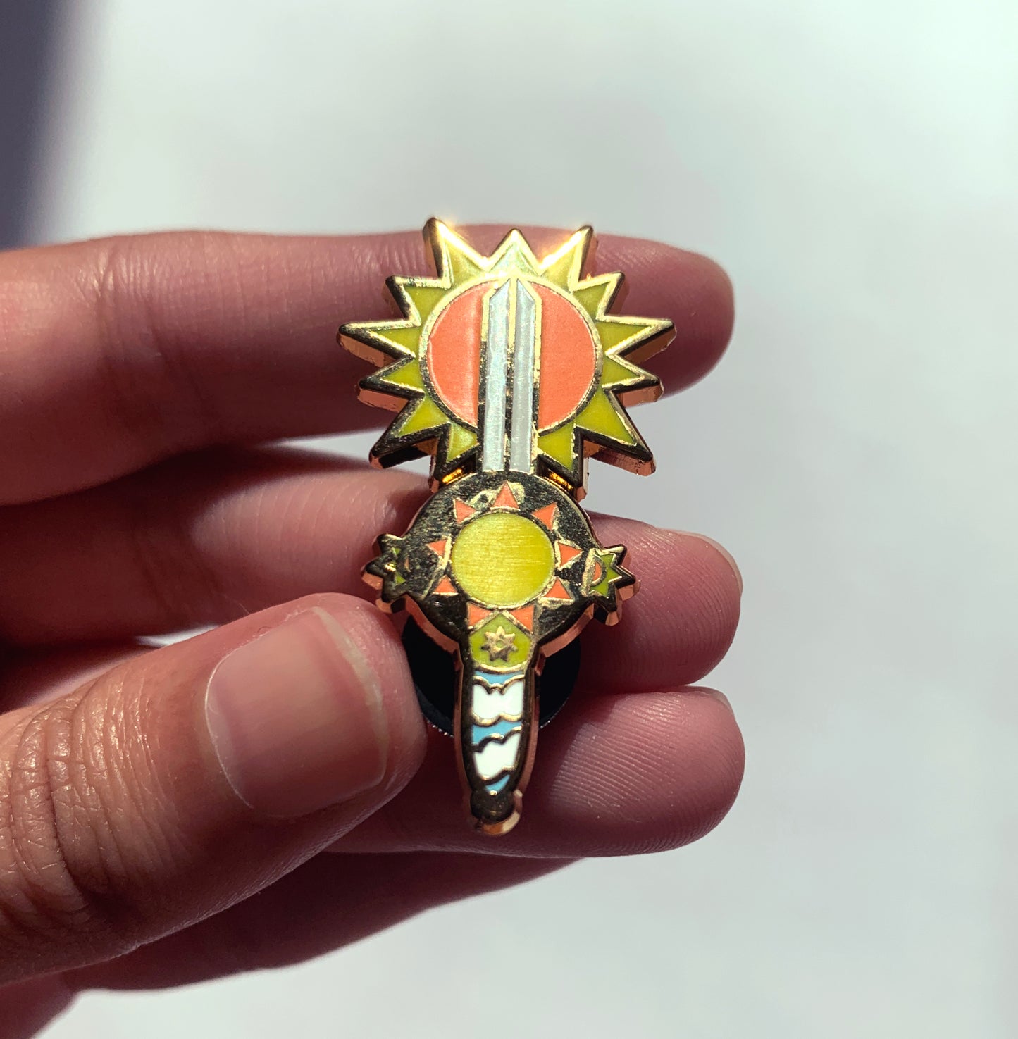 SECONDS Celestial Knives Hard Enamel Pins
