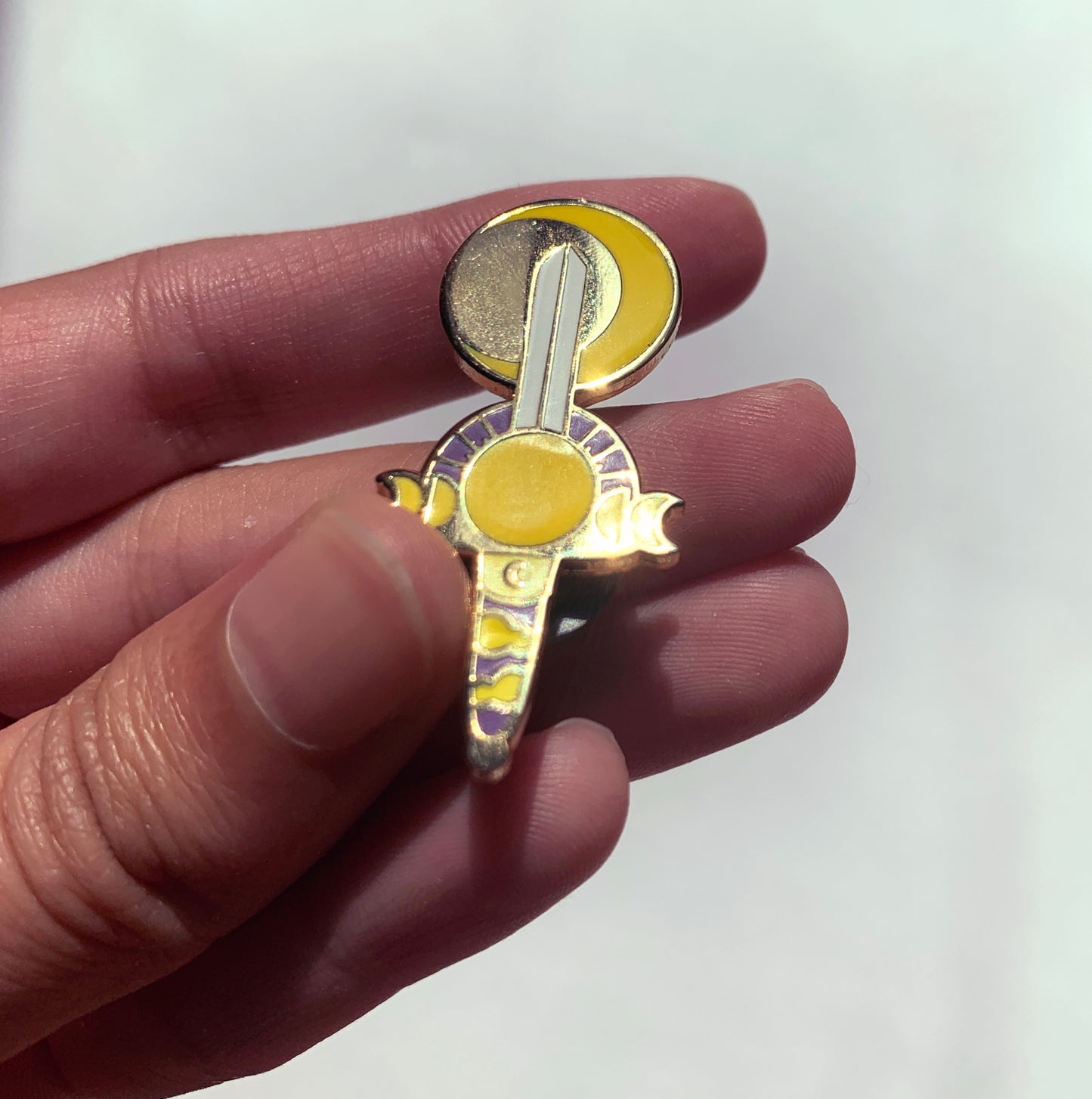 SECONDS Celestial Knives Hard Enamel Pins