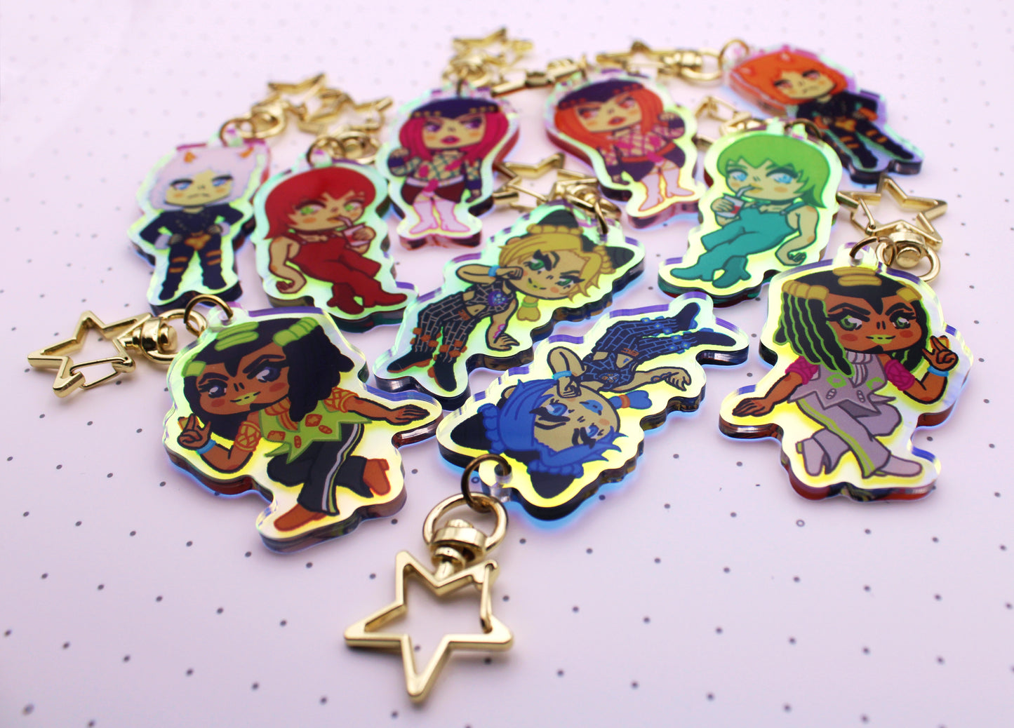 JJBA Stone Ocean Charms