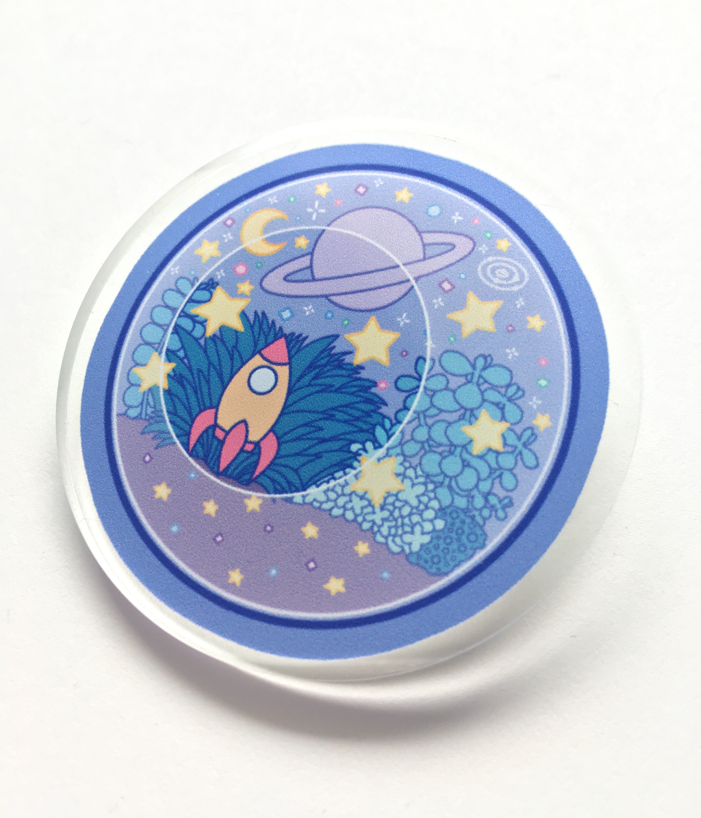Space Acrylic Pins