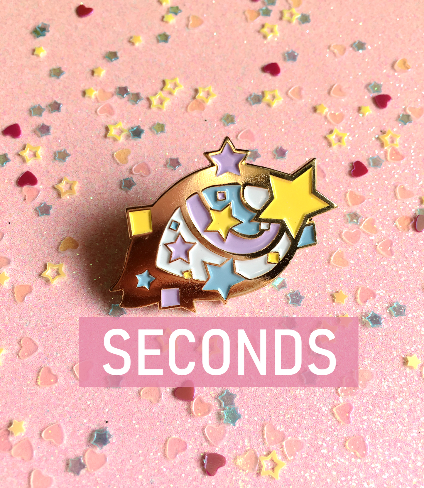 SECONDS Starry Eyed Soft Enamel Pins