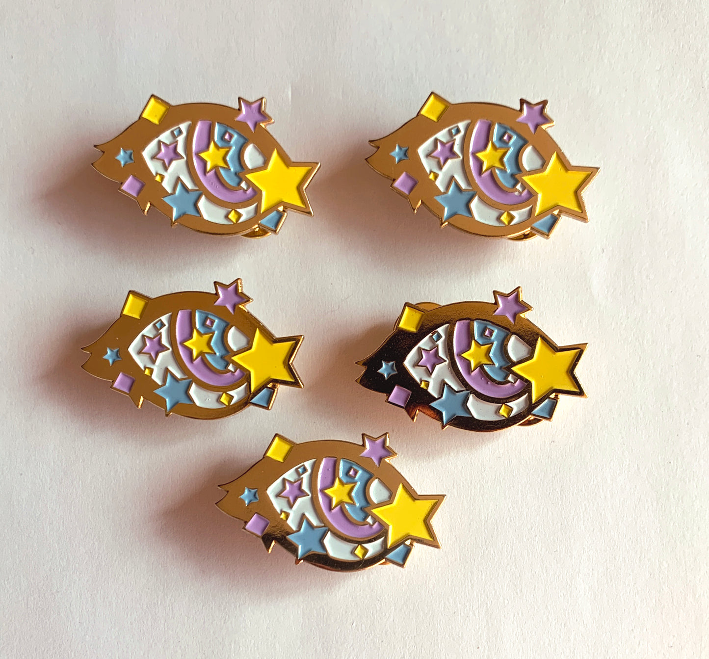 SECONDS Starry Eyed Soft Enamel Pins