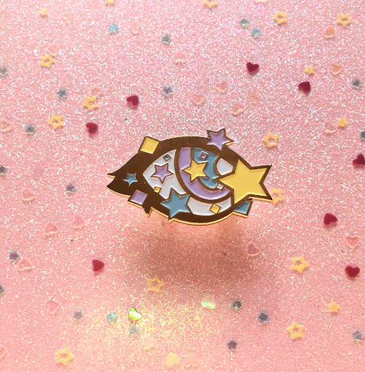 Starry Eyed Soft Enamel Pins