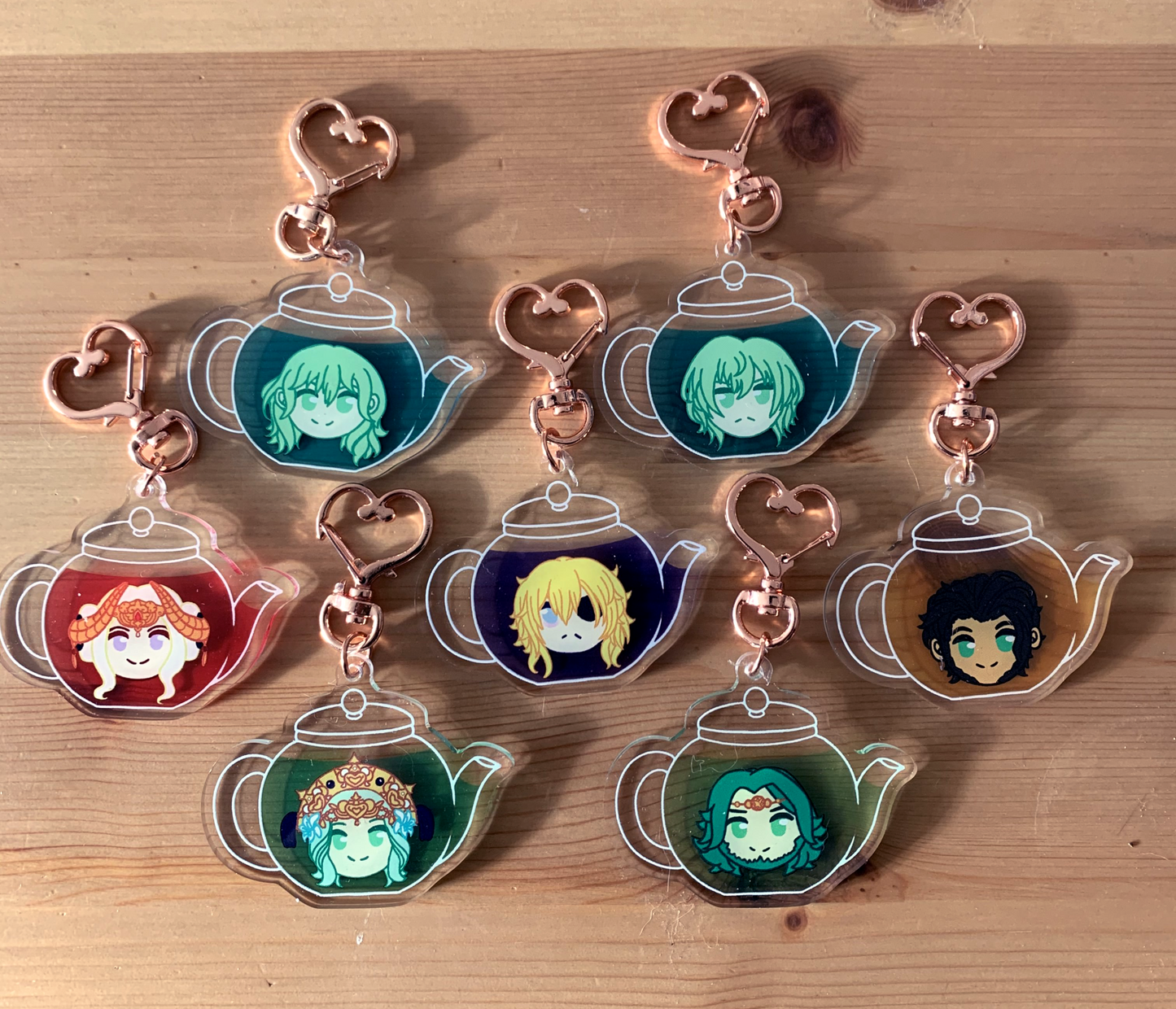 FE3H Teapots Charms