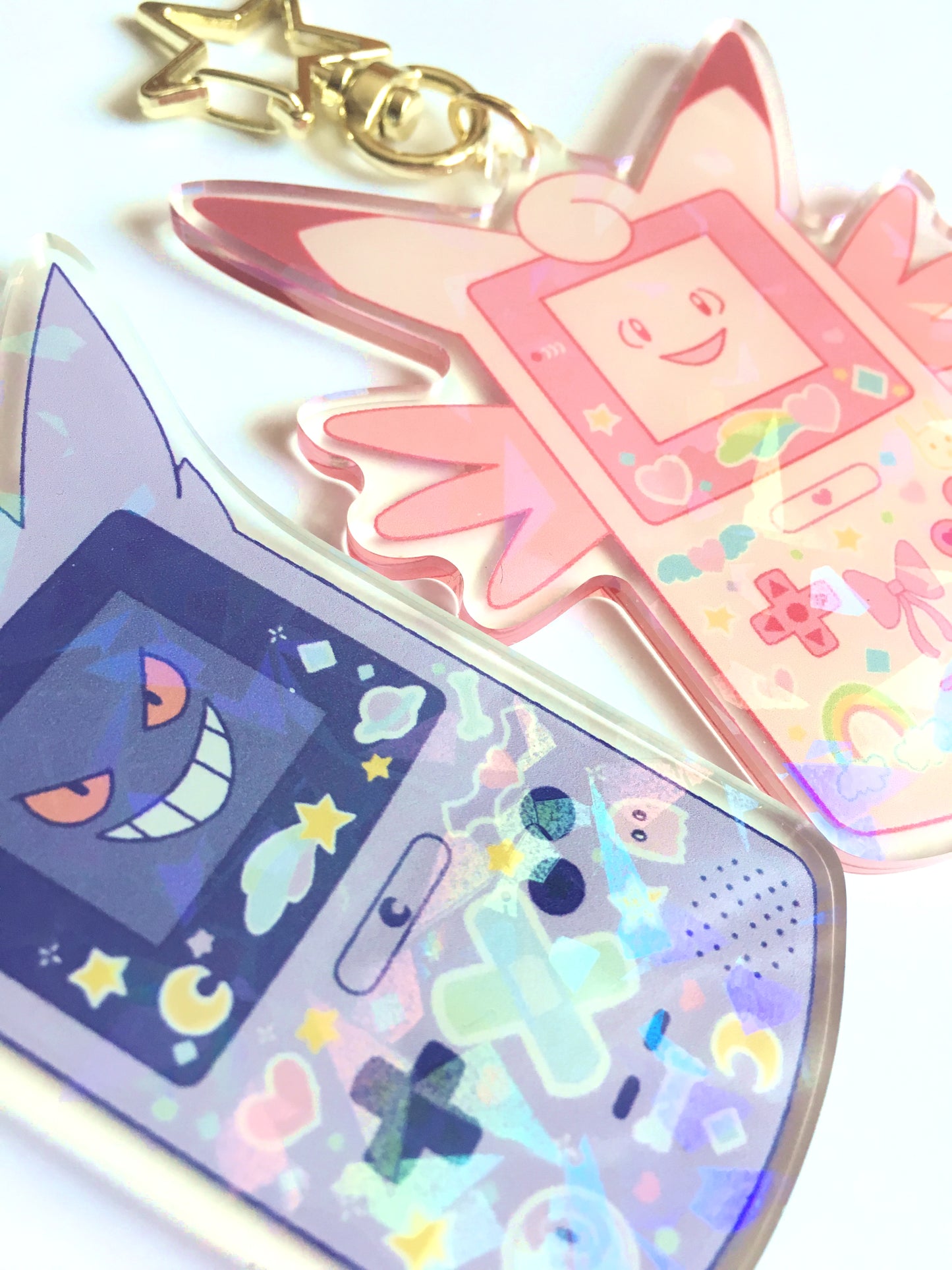 Holographic Ghost + Fairy Color Charms