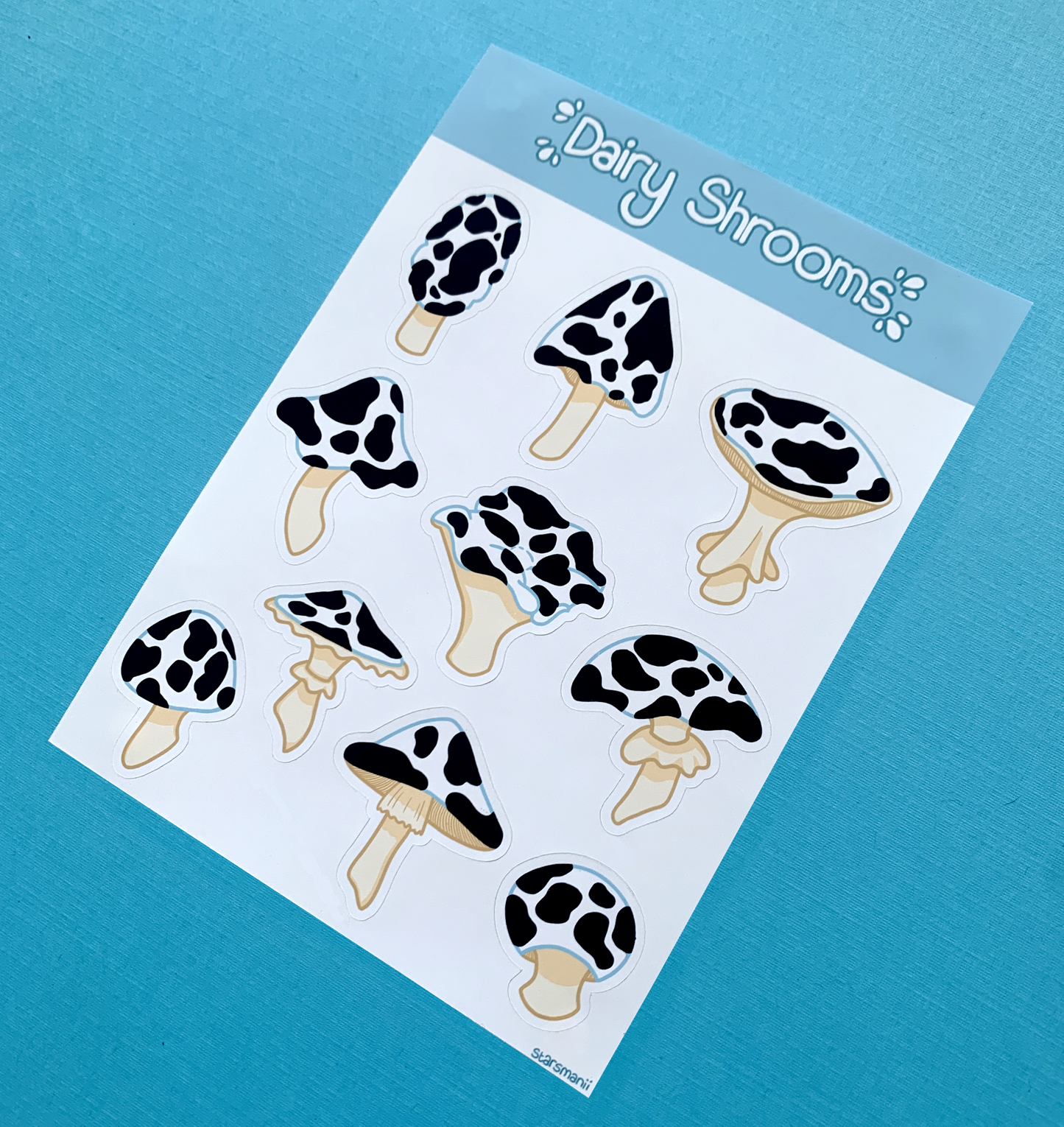 Dairy Shrooms Sticker Sheets