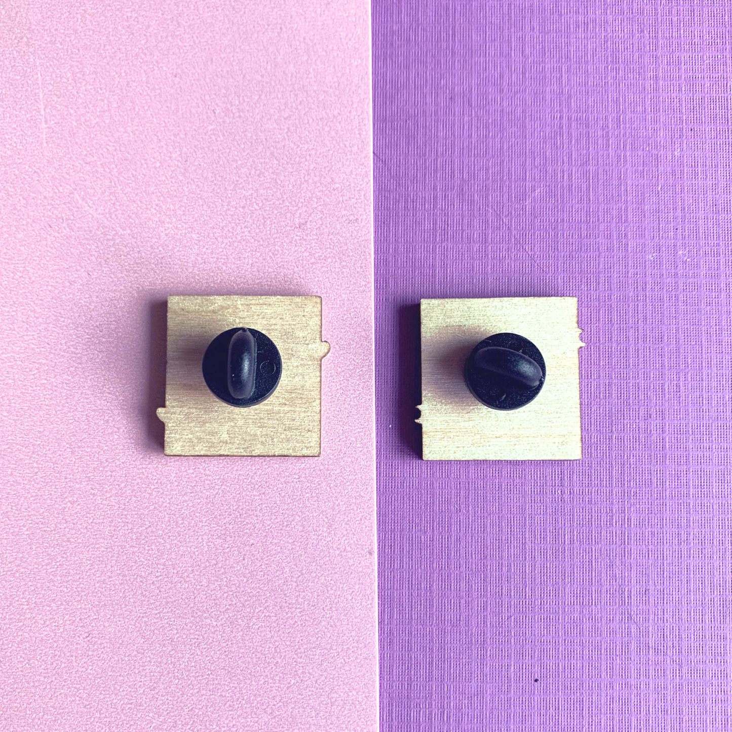 Space + Love Wooden Pins